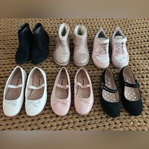 Lot of Girls’ Size 1 Shoes